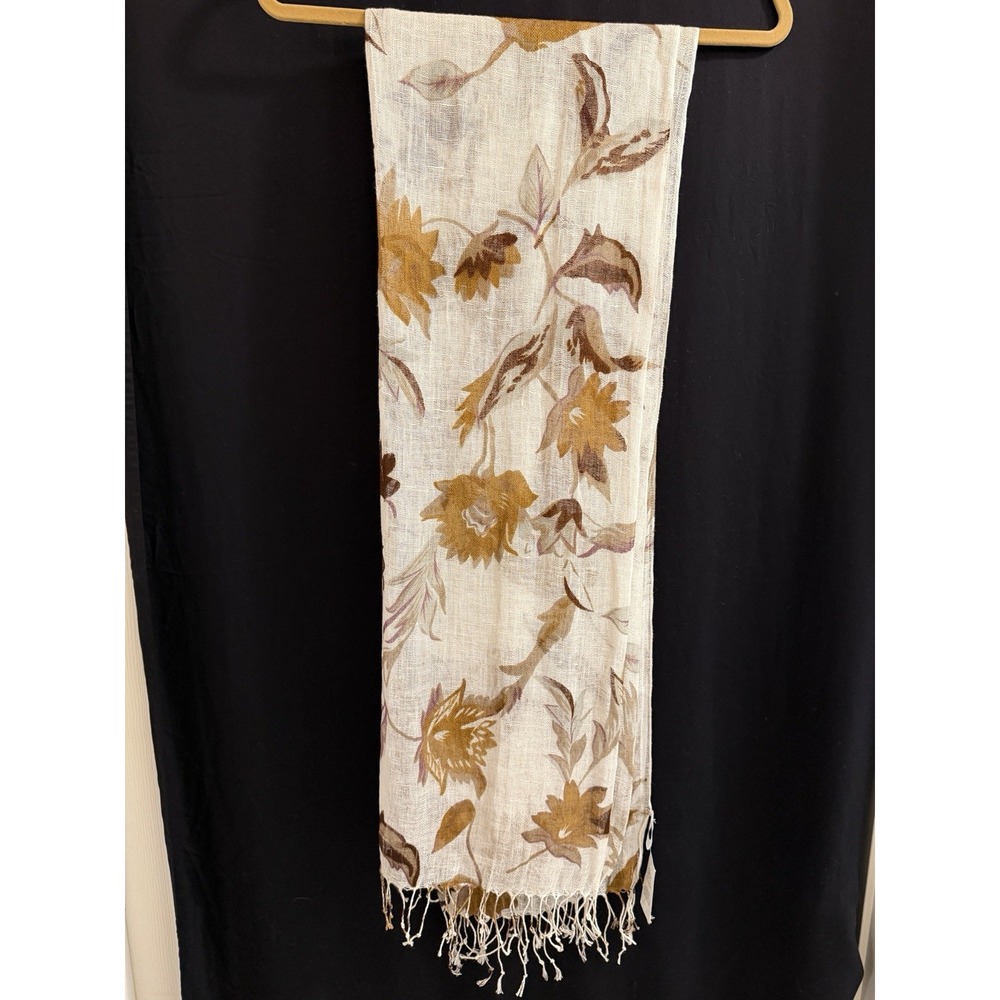 NWT Women's Scarf 100% Linen Lightweight